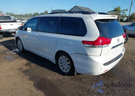 2011 Toyota Sienna Limited V6 from USA, damaged, VIN 5TDYK3DC7BS089178